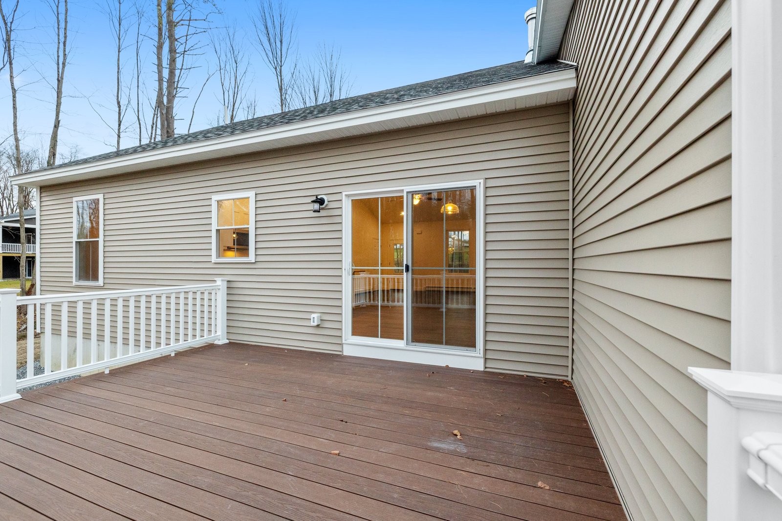 Contemporary Ranch Style Porch